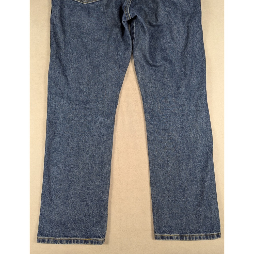 Wrangler George Strait Collection Mens Blue Jeans Size 34 1013MGSHD Straight Leg - Picture 6 of 8